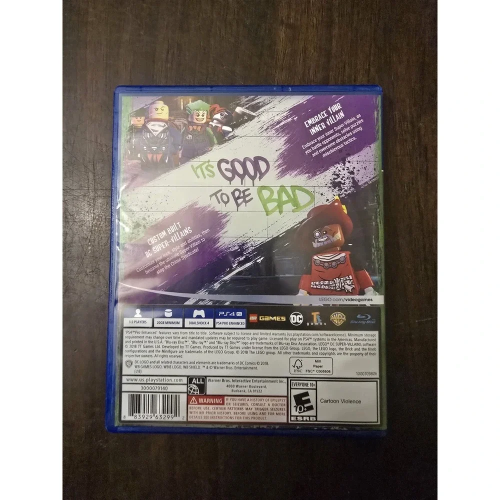 LEGO DC Super Villains‎ PS4 Video Game